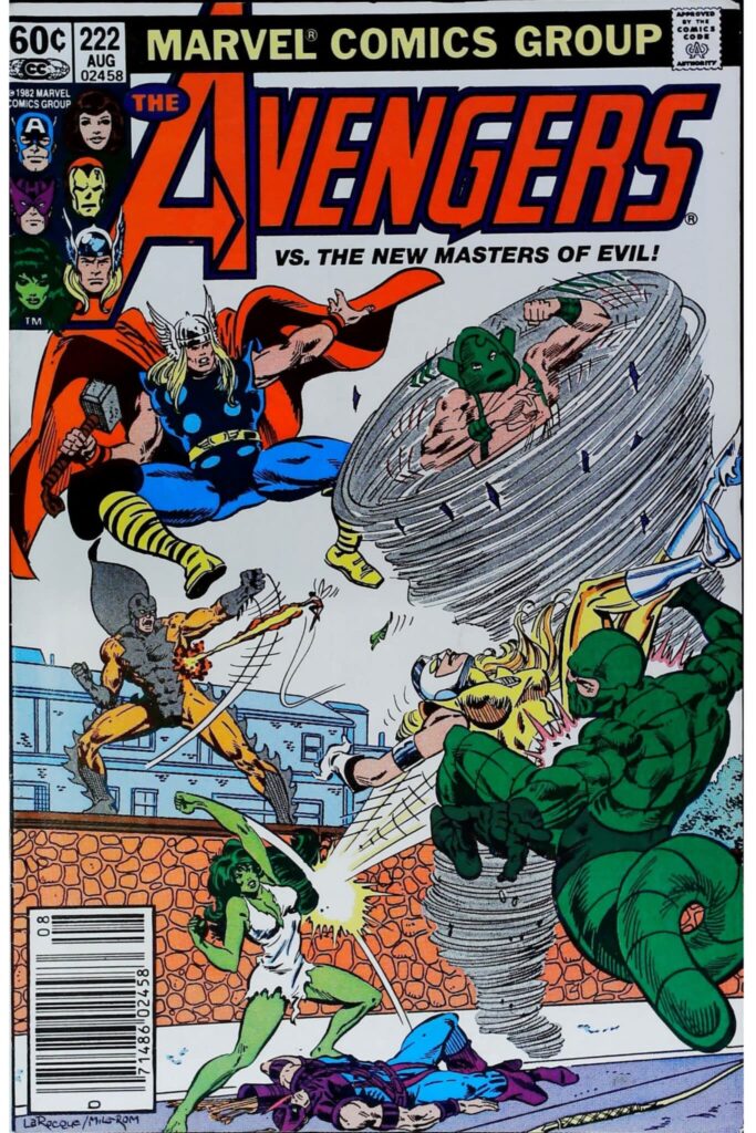 Avengers #222, exemplaire VF 8.0, recto