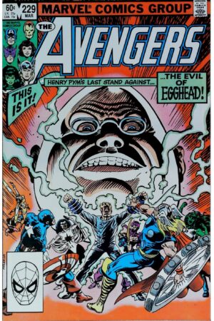 Couverture de AVENGERS (1963) #229 - par Al Milgrom - lecubeacomics.com