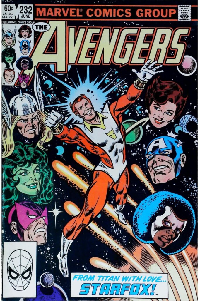 Avengers #232, exemplaire FN 6.0, recto