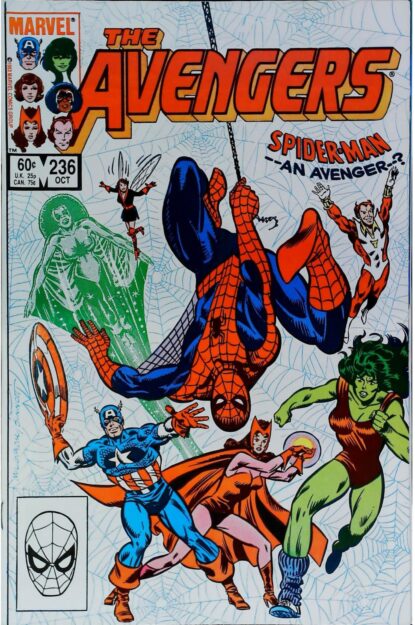 AVENGERS (1963) #236 - Marvel - lecubeacomics.com Couverture de AVENGERS (1963) #236 - par Al Milgrom - lecubeacomics.com
