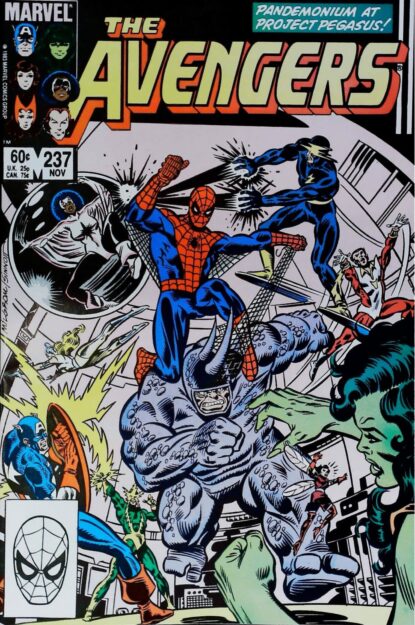 Couverture de AVENGERS (1963) #237 - par Al Milgrom - lecubeacomics.com