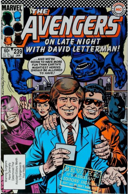 Couverture de AVENGERS (1963) #239 - par Al Milgrom - lecubeacomics.com