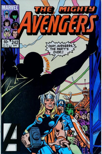 Couverture de AVENGERS (1963) #242 - par Al Milgrom - lecubeacomics.com