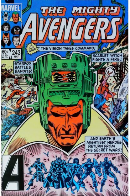 Couverture de AVENGERS (1963) #243 - par Al Milgrom - lecubeacomics.com
