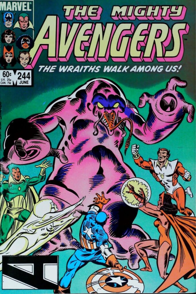 Avengers #244, vue de l'exemplaire