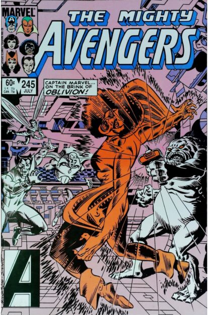 Couverture de AVENGERS (1963) #245 - par Al Milgrom - lecubeacomics.com
