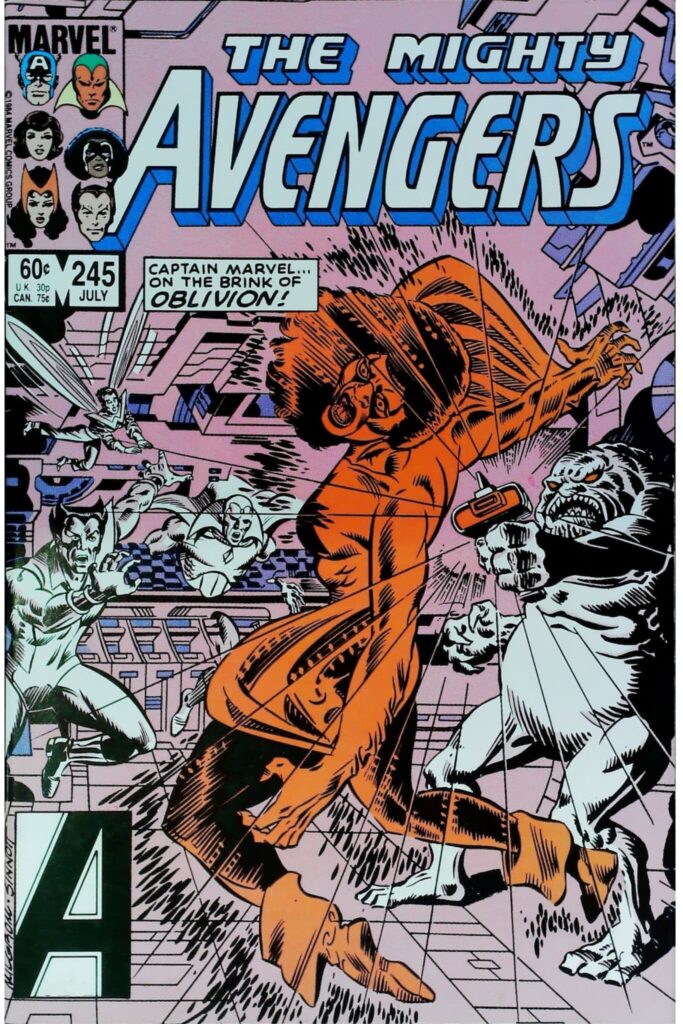 Avengers #245, vue de l'exemplaire