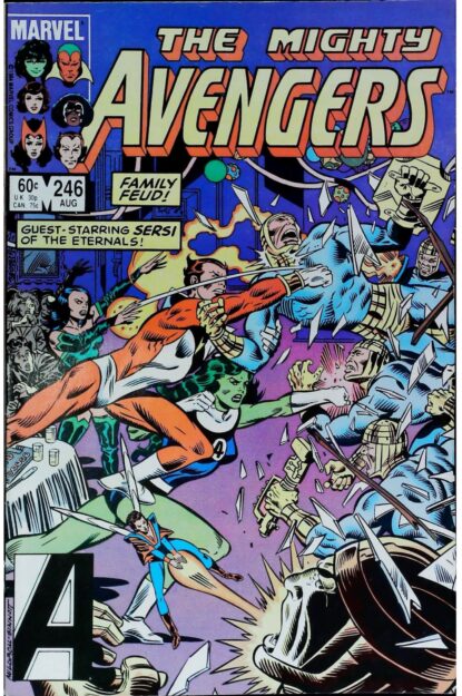 Couverture de AVENGERS (1963) #246 - par Al Milgrom - lecubeacomics.com