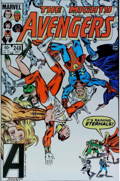 Couverture de AVENGERS (1963) #248 - par Al Milgrom - lecubeacomics.com