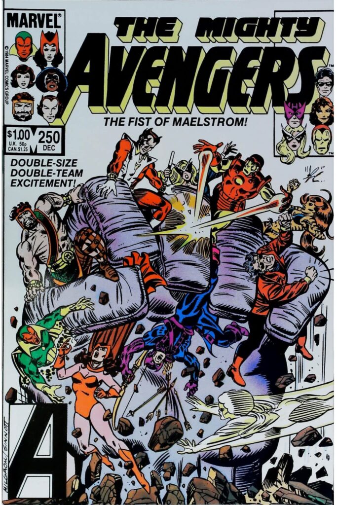 Avengers #250, exemplaire VF 8.0, recto