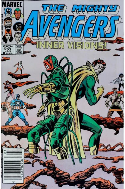 Couverture de AVENGERS (1963) #251 - par Bob Hall - lecubeacomics.com