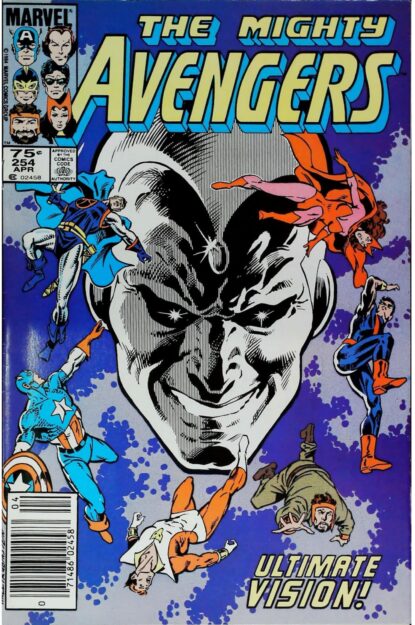 Couverture de AVENGERS (1963) #254 - par Bob Hall - lecubeacomics.com