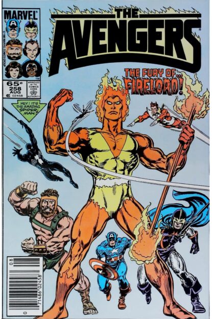 Couverture de AVENGERS (1963) #258 - par John Buscema - lecubeacomics.com