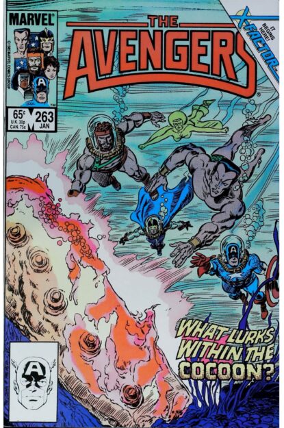 Couverture de AVENGERS (1963) #263 - par John Buscema - lecubeacomics.com