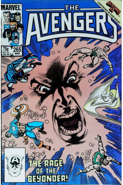 Couverture de AVENGERS (1963) #265 - par John Buscema - lecubeacomics.com