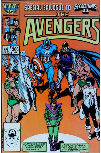 Couverture de AVENGERS (1963) #266 - par John Buscema - lecubeacomics.com