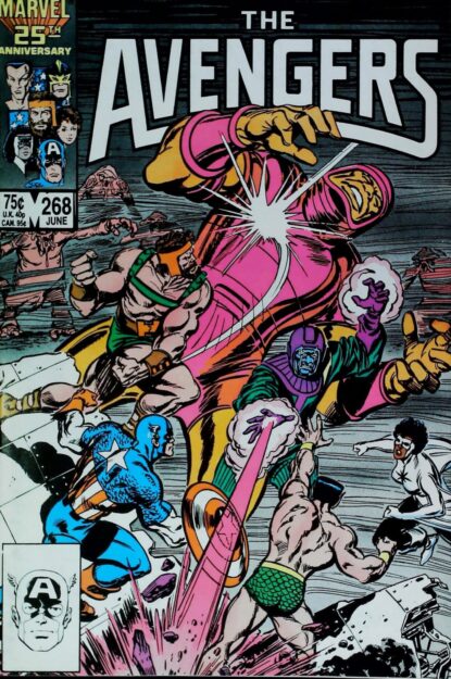 Couverture de AVENGERS (1963) #268 - par John Buscema - lecubeacomics.com