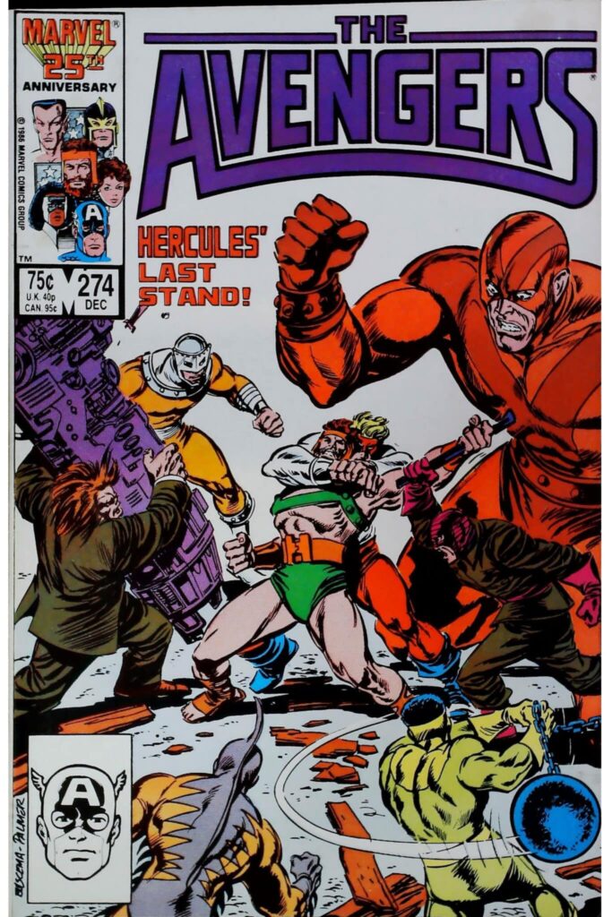 Avengers #274, vue de l'exemplaire