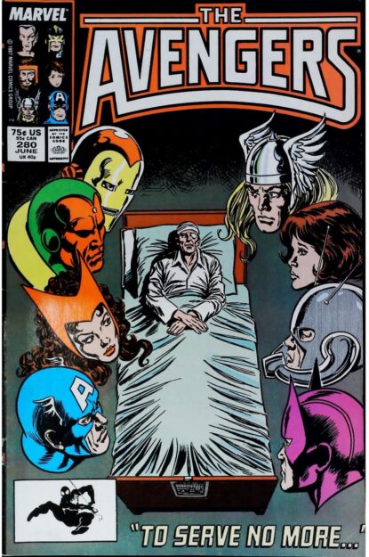 Couverture de AVENGERS (1963) #280 - par John Buscema - lecubeacomics.com
