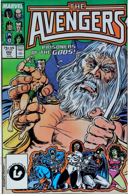 Couverture de AVENGERS (1963) #282 - par John Buscema - lecubeacomics.com