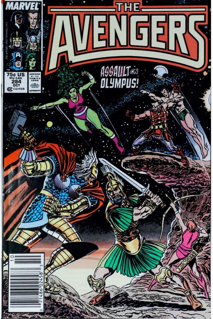 Avengers #284, vue de l'exemplaire
