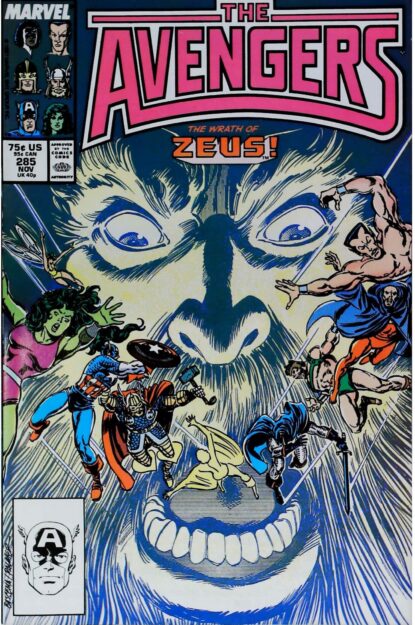 Couverture de AVENGERS (1963) #285 - par John Buscema - lecubeacomics.com