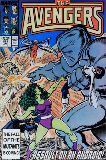 Couverture de AVENGERS (1963) #286 - par John Buscema - lecubeacomics.com