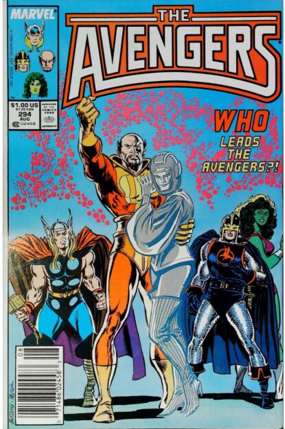 Couverture de AVENGERS (1963) #294 - par John Buscema - lecubeacomics.com