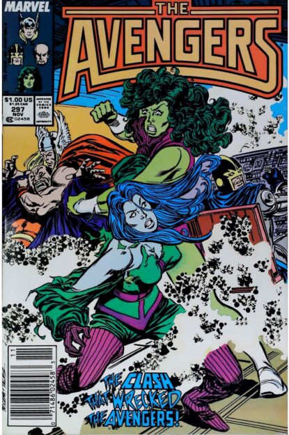 Couverture de AVENGERS (1963) #296 - par John Buscema - lecubeacomics.com