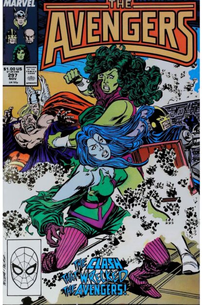Couverture de AVENGERS (1963) #297 - par John Buscema - lecubeacomics.com