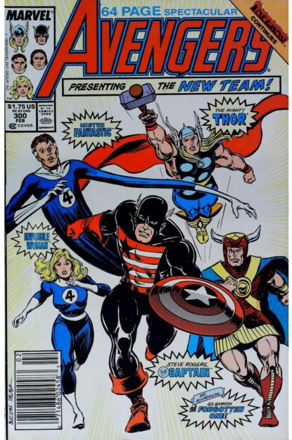 Couverture de AVENGERS (1963) #300 - par John Buscema - lecubeacomics.com