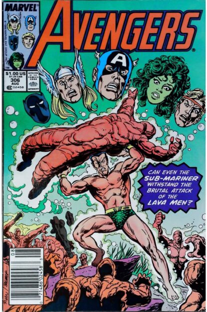 Couverture de AVENGERS (1963) #306 - par Paul Ryan - lecubeacomics.com