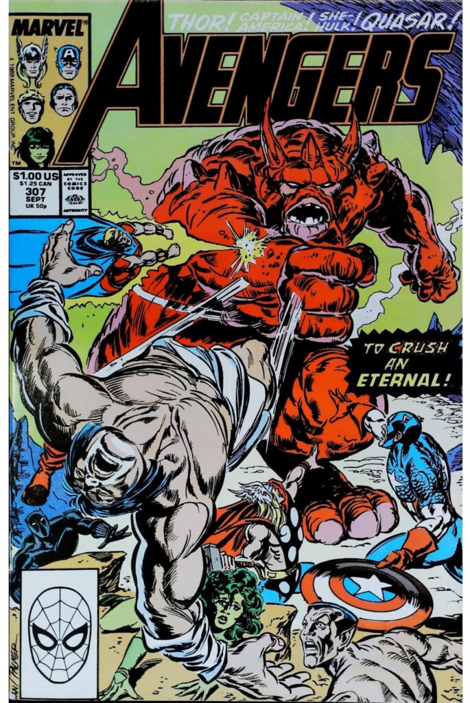 Avengers #307, vue de l'exemplaire