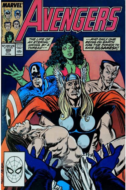 Couverture de AVENGERS (1963) #308 - par Paul Ryan - lecubeacomics.com