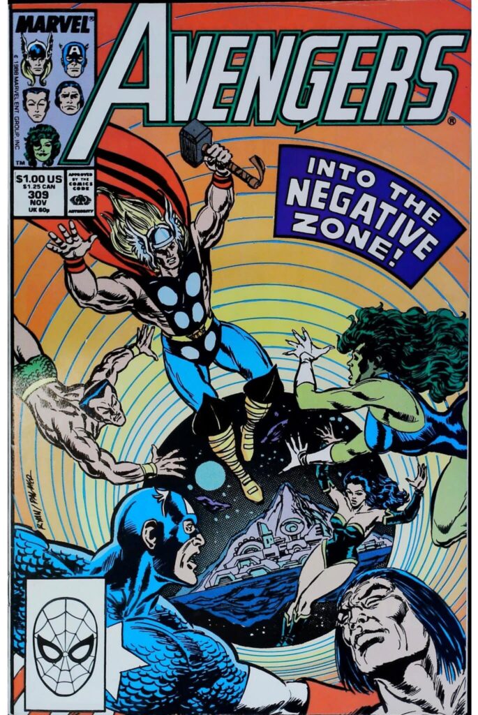 Avengers #309, vue de l'exemplaire