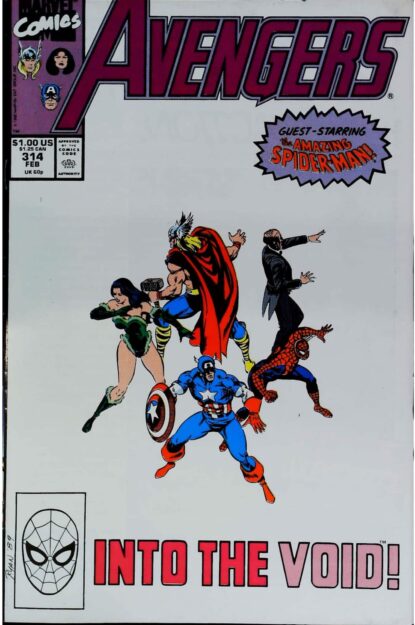 Couverture de AVENGERS (1963) #314 - par Paul Ryan - lecubeacomics.com