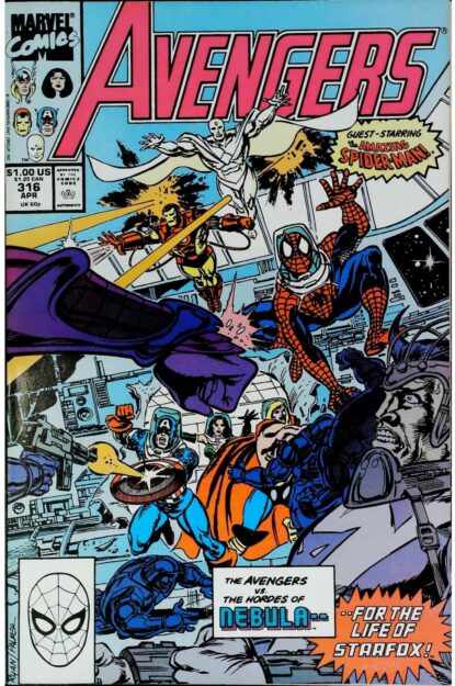 Couverture de AVENGERS (1963) #316 - par Paul Ryan - lecubeacomics.com