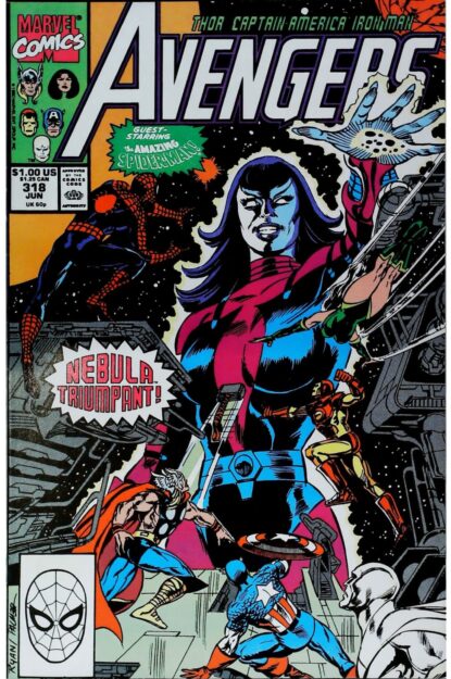 Couverture de AVENGERS (1963) #318 - par Paul Ryan - lecubeacomics.com