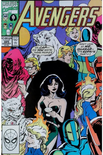 Couverture de AVENGERS (1963) #325 - par John Byrne - lecubeacomics.com