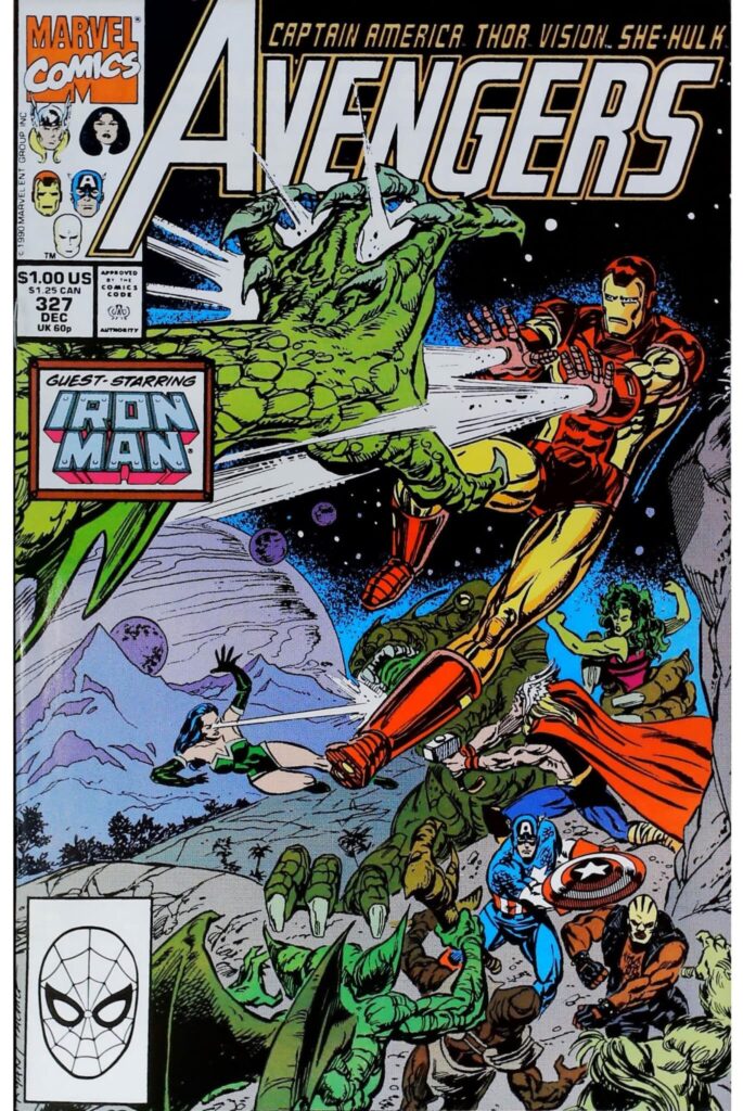 Avengers #327, vue de l'exemplaire