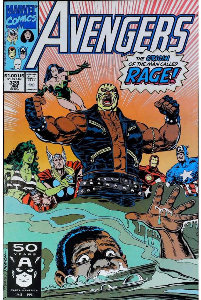 Avengers #328, vue de l'exemplaire