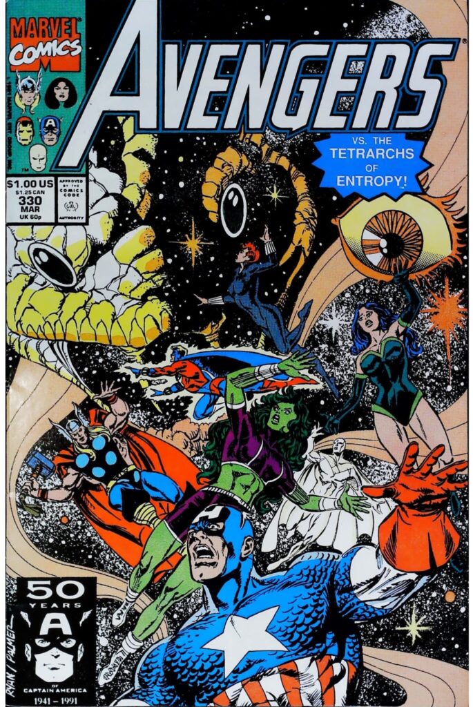 Avengers #330, vue de l'exemplaire
