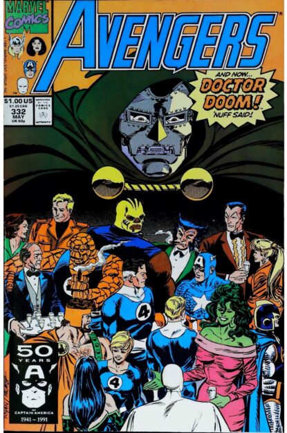 Couverture de AVENGERS (1963) #332 - par Paul Ryan - lecubeacomics.com