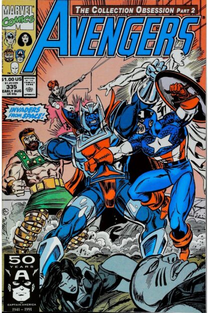 Couverture de AVENGERS (1963) #335 - par Ron Lim - lecubeacomics.com