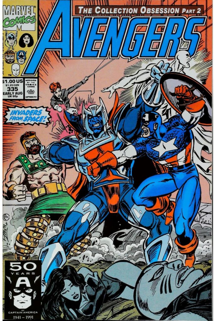 Avengers #335, vue de l'exemplaire
