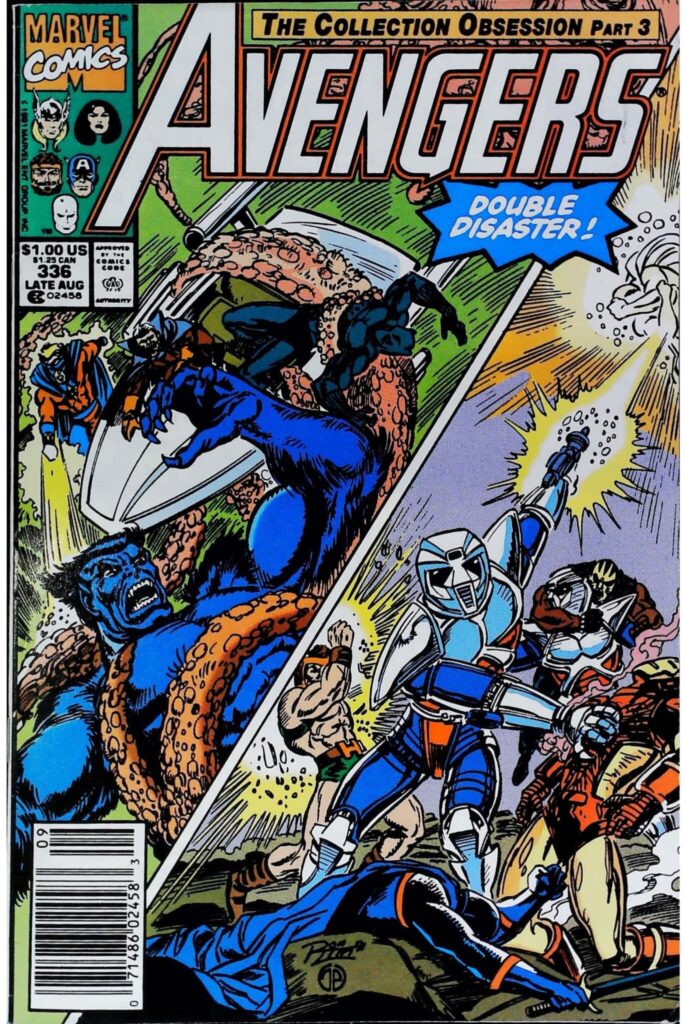 Avengers #336, vue de l'exemplaire