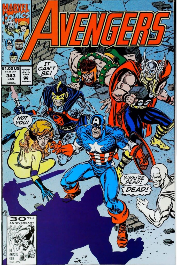 Avengers #343, vue de l'exemplaire