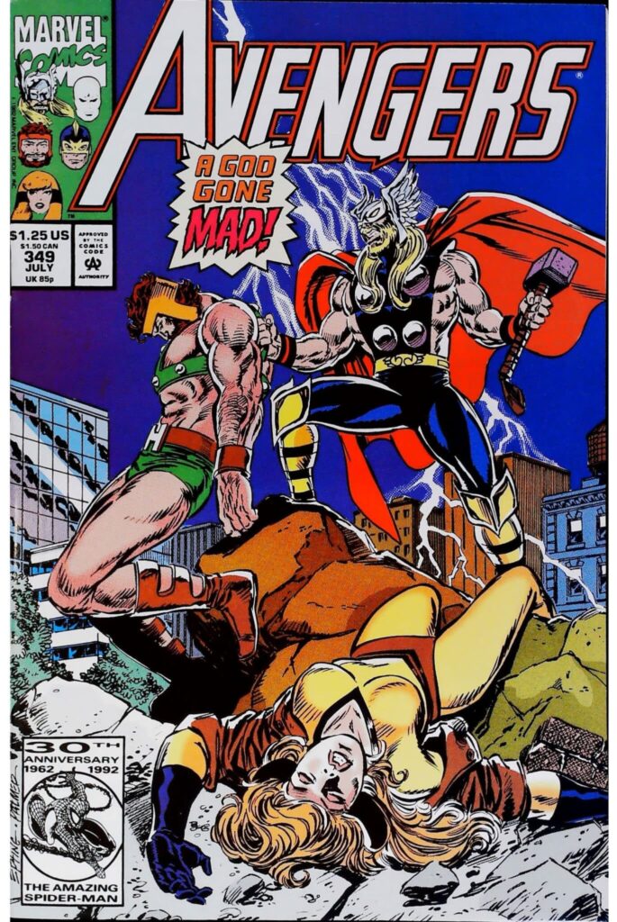 Avengers #349, vue de l'exemplaire