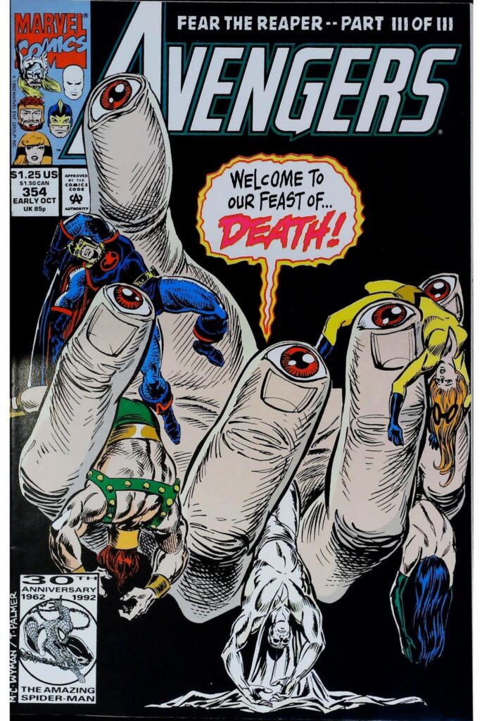 Avengers #354, vue de l'exemplaire