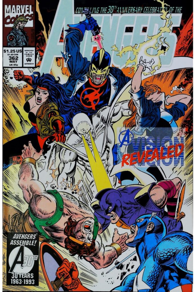 Avengers #362, vue de l'exemplaire